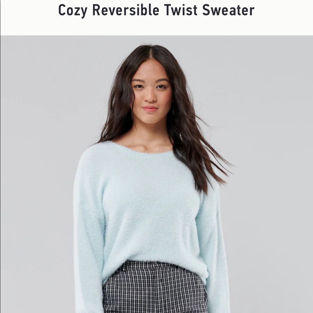 Cozy Reversible Twist Sweater